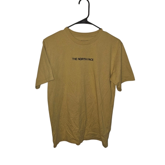 The North Face "Never Stop Exploring" Tee Shirt-Mens-Small-Tan - Picture 3 of 7
